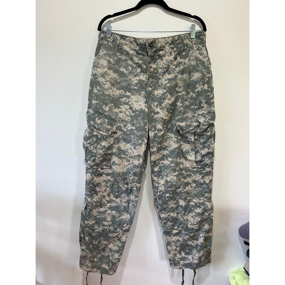 US Military digital camo combat pants size M short length ripstop